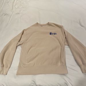Oversized large champion crewneck sweatshirt.